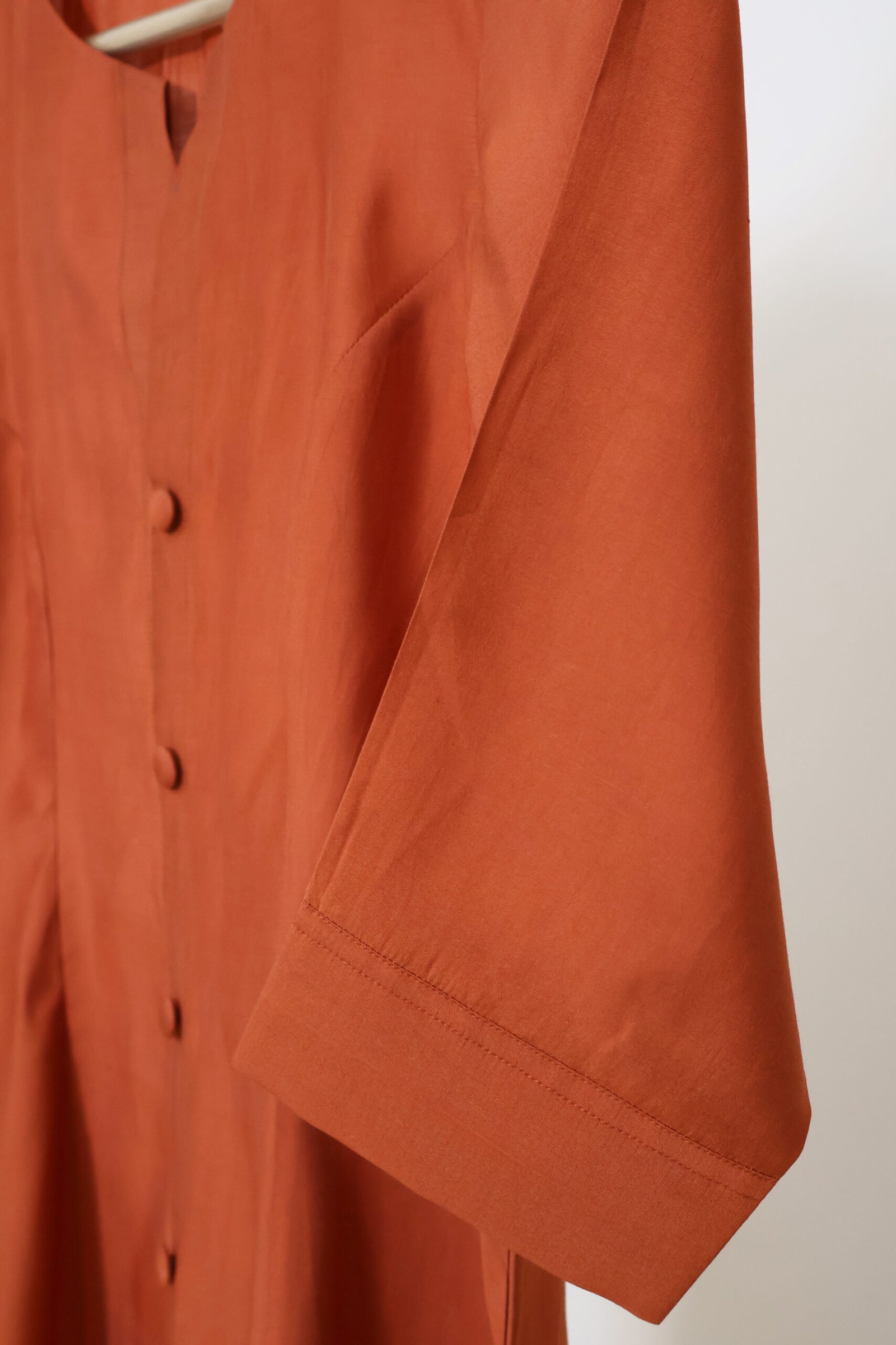 rust orange silk kurti for women – elegant ethnic casual wear kurti | purewear creations rust orange silk kurti for women – elegant ethnic casual wear kurti | purewear creations