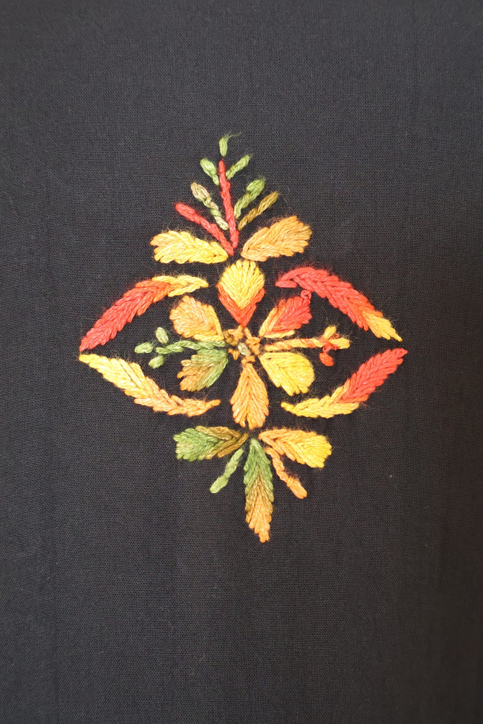 black multicolor embroidered chikankari short kurti | purewear creations black multicolor embroidered chikankari short kurti | purewear creations