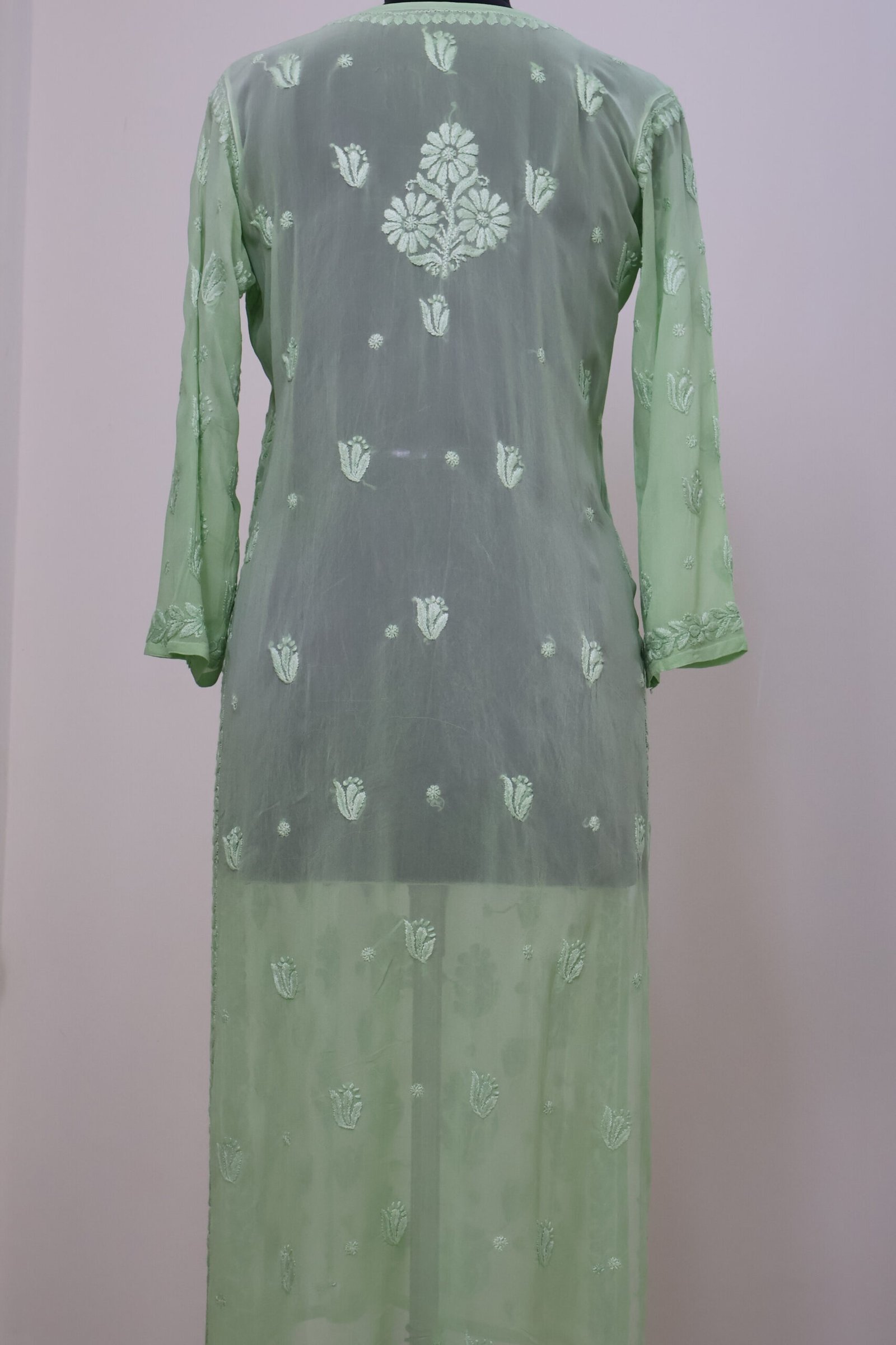georgette chikankari embroidered kurti for women | purewear creations georgette chikankari embroidered kurti for women | purewear creations