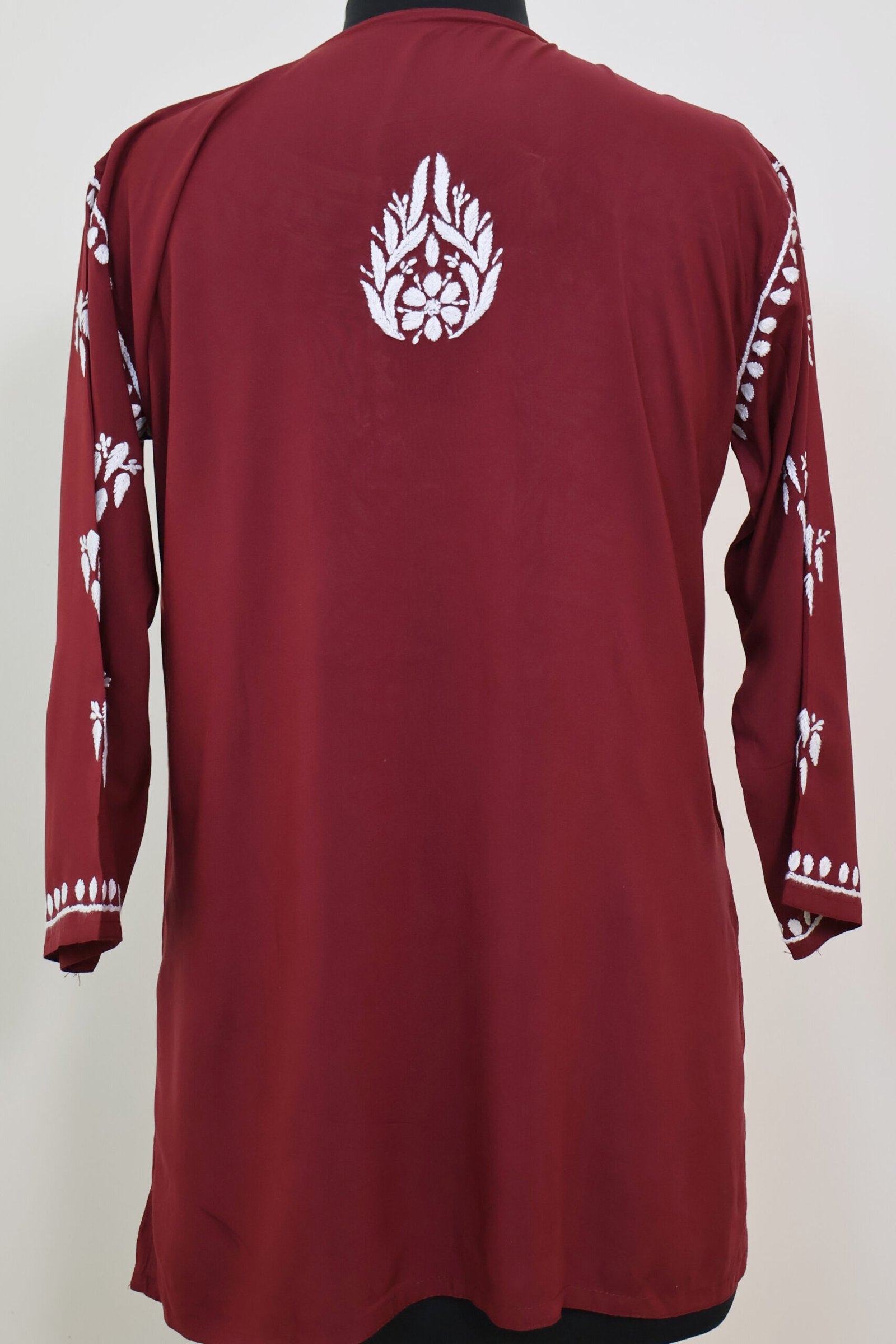 women short chikankari kurti | handcrafted lucknowi embroidered kurti women short chikankari kurti | handcrafted lucknowi embroidered kurti purewear creations
